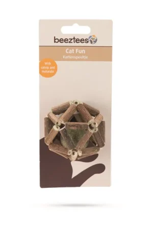 Korting Beeztees Catnip Bal in Matatabi Bal - Kattenspeelgoed - 7 cm